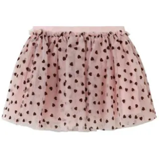 NAME IT MINI korte tule rok met hartjes roze, foto 2
