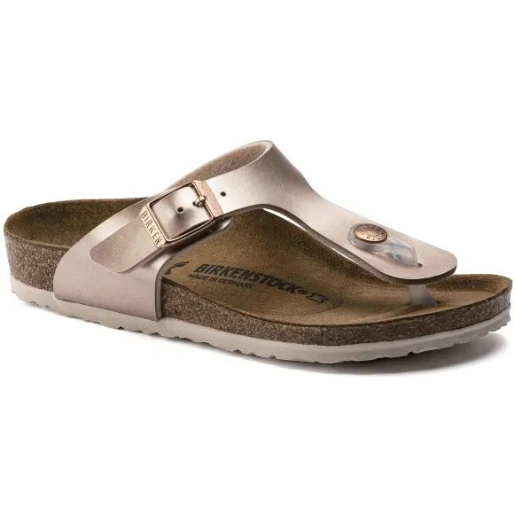Birkenstock Gizeh smal teenslippers bruin