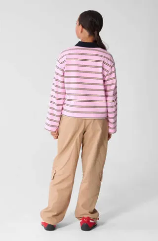 Shoeby gestreepte polo - roze, foto 5