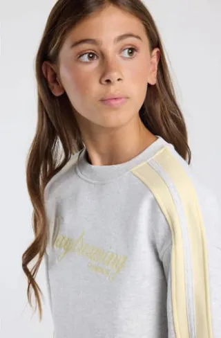 America Today sweater met tekst - grijs/geel, foto 6