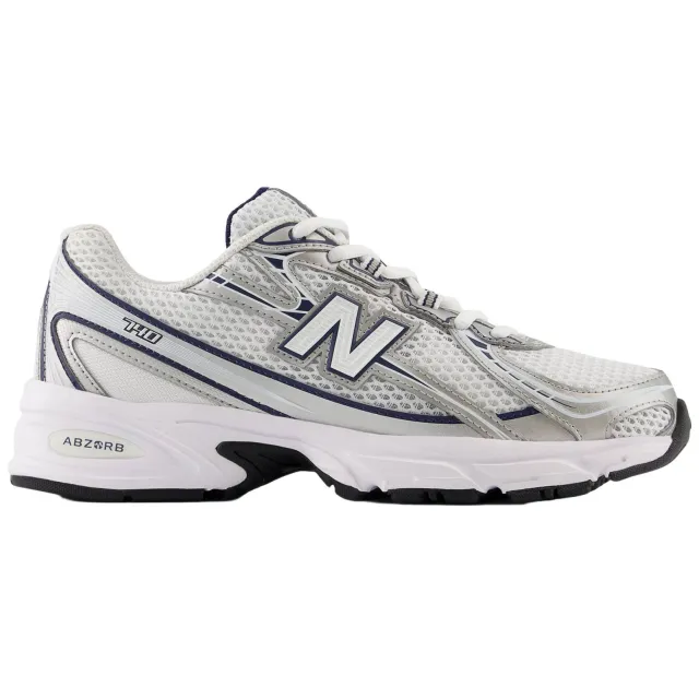 New Balance 740 sneakers wit Zilver/wit/donkerblauw