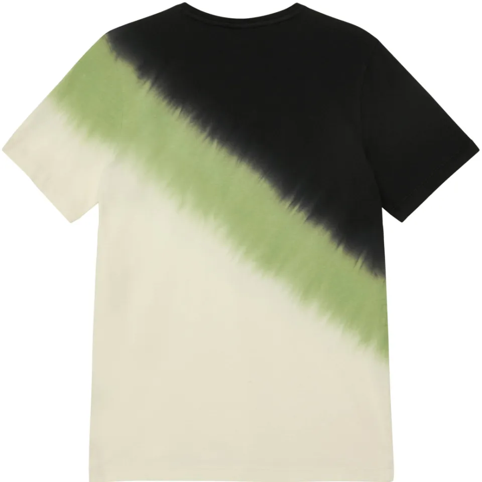 s.Oliver T-shirt zwart met groen en ecru, foto 4
