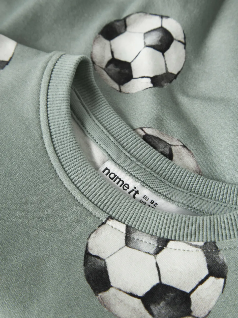 NAME IT MINI sweater met print - lichtgroen, foto 4