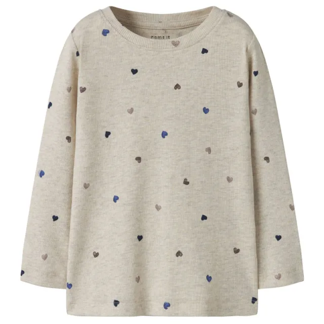 NAME IT MINI longsleeve ecru melange