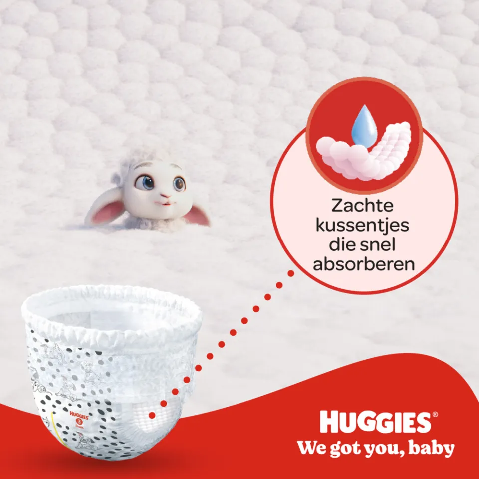 Huggies Little Movers luierbroekjes maat 6 96 stuks, foto 2