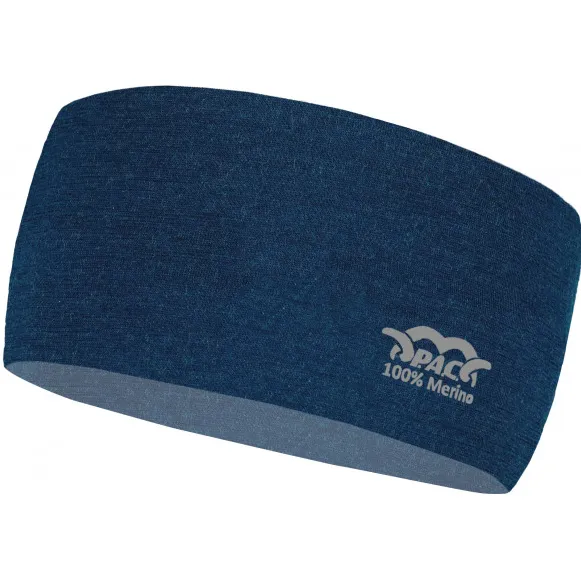 PAC Merino hoofdband blauw