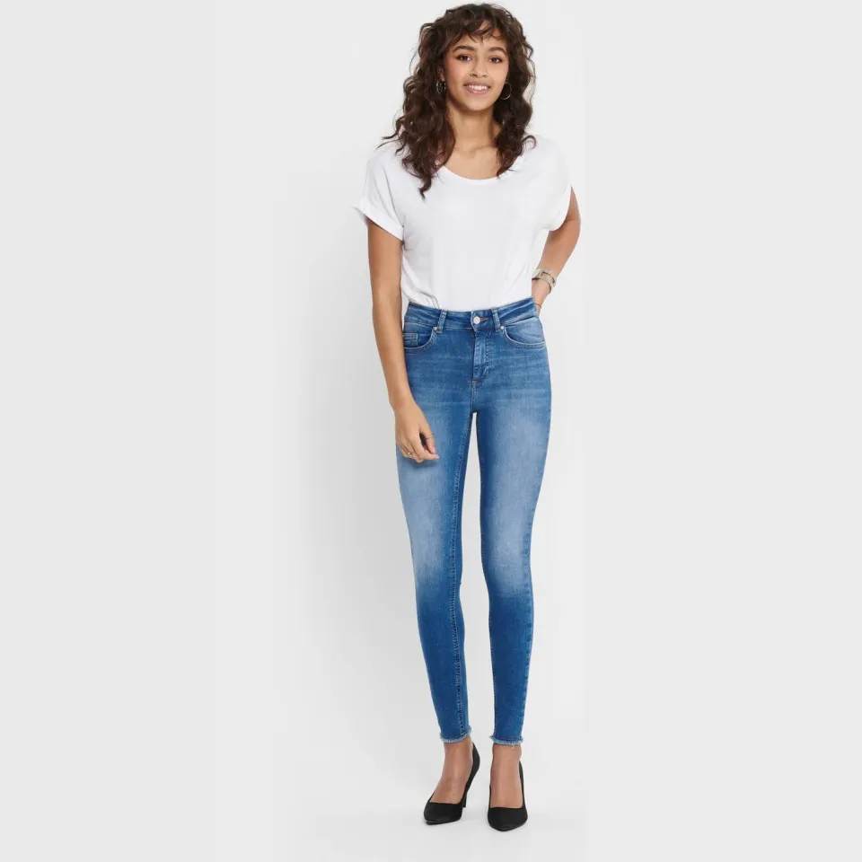 Only skinny jeans ONLBLUSH blue medium denim regular Medium Blue Denim