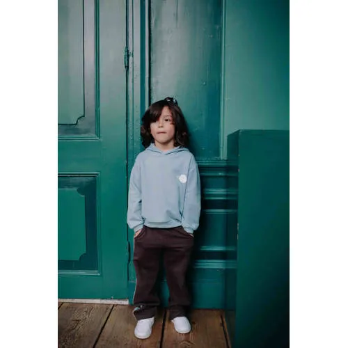Riffle Amsterdam hoodie met print - lichtblauw, foto 3