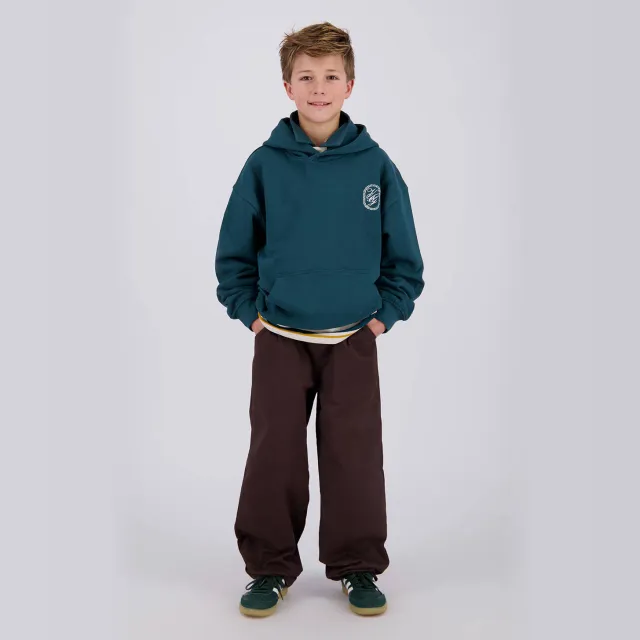 Vingino hoodie met print - donkergroen