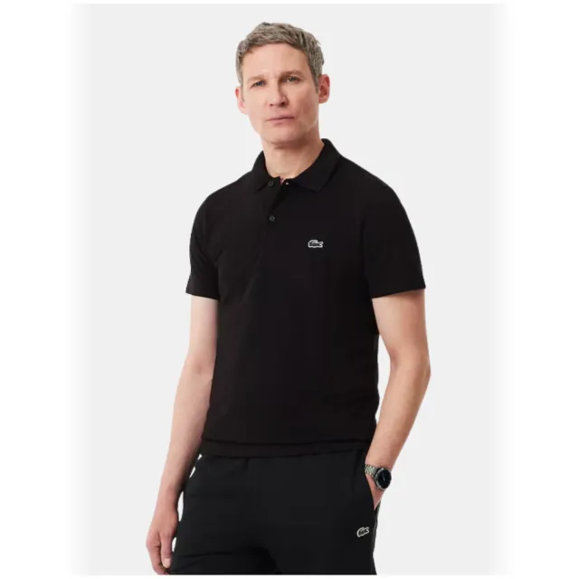 Lacoste Regular Fit Polo Heren zwart, foto 2