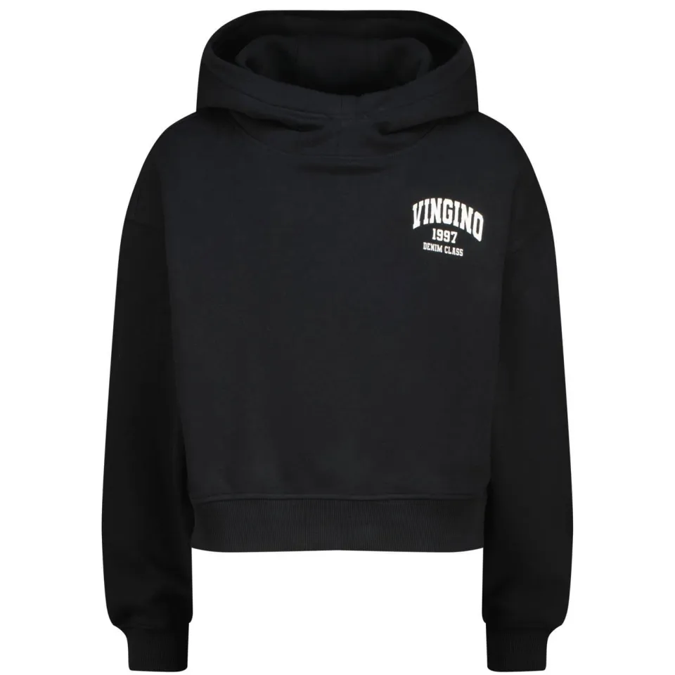Vingino oversized hoodie met logo - zwart, foto 2
