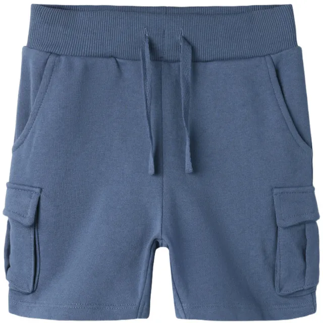 NAME IT regular sweatshort indigo blauw