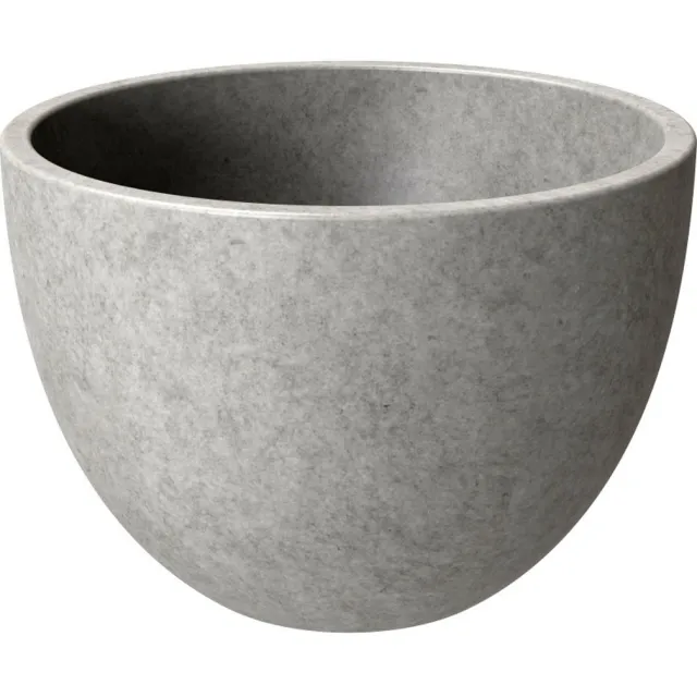 Ideavit Waskom Ideavit Idea.Mini 22.5x22.5x15.5 cm Rond Beton Licht Grijs