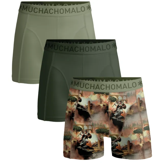 Muchachomalo Heren 3-pack Boxershorts Veelkleurig