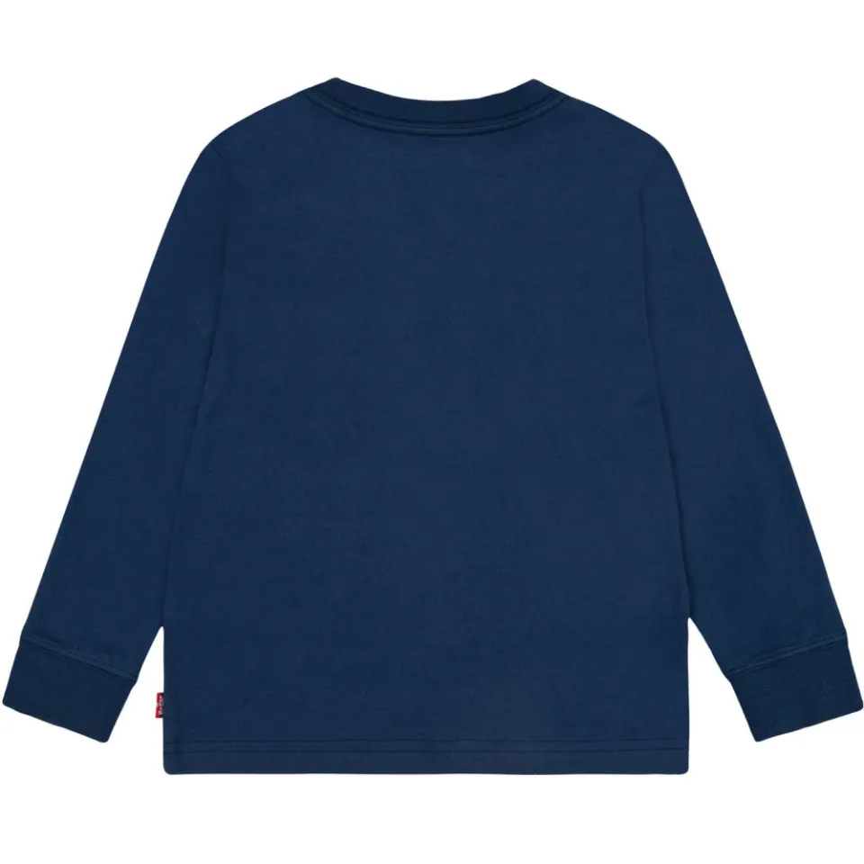 Levi's Batwing longsleeve donkerblauw, foto 3