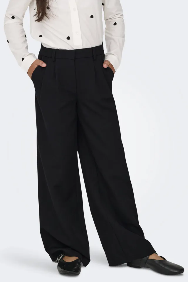 KIDS ONLY GIRL wide leg pantalon zwart, foto 5