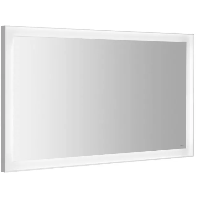 Sapho Badkamerspiegel Sapho Flut 120x70 cm LED-Verlichting Omlijsting Wit Wit glanzend