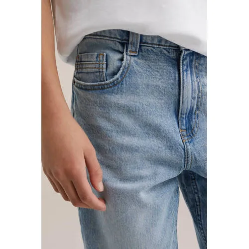 WE Fashion Blue Ridge loose fit jeans light blue denim, foto 5