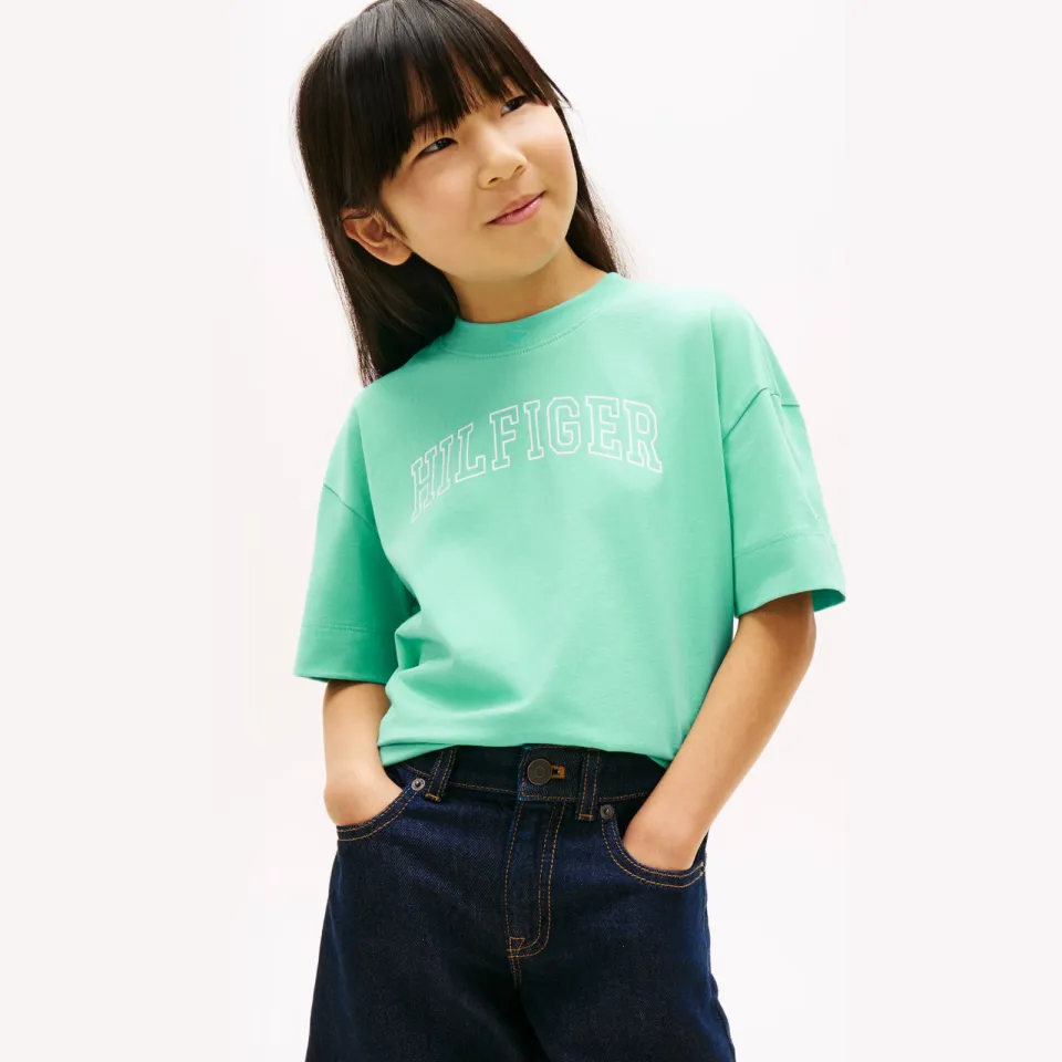 Tommy Hilfiger T-shirt tropisch groen, foto 5