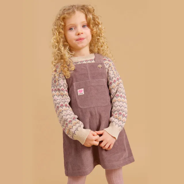 Wheat corduroy overgooier paars