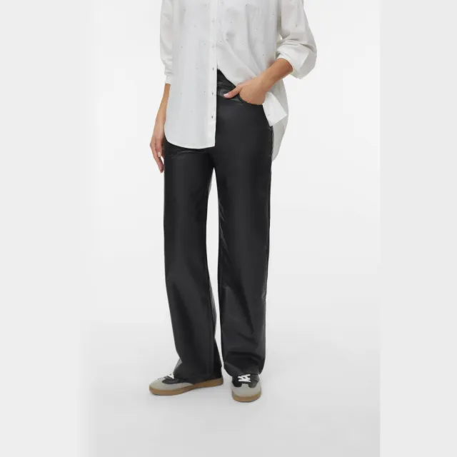 Vero Moda Tessa wide pantalon zwart, foto 5
