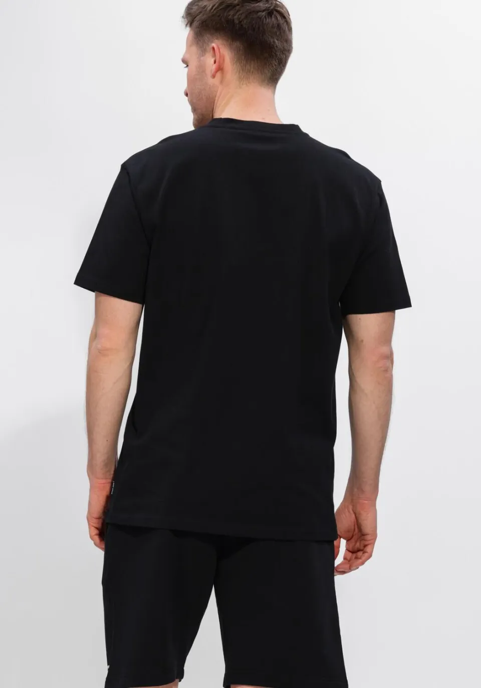 Heren Polo's & T-shirts Airforce Basic T-shirt - Zwart, foto 3