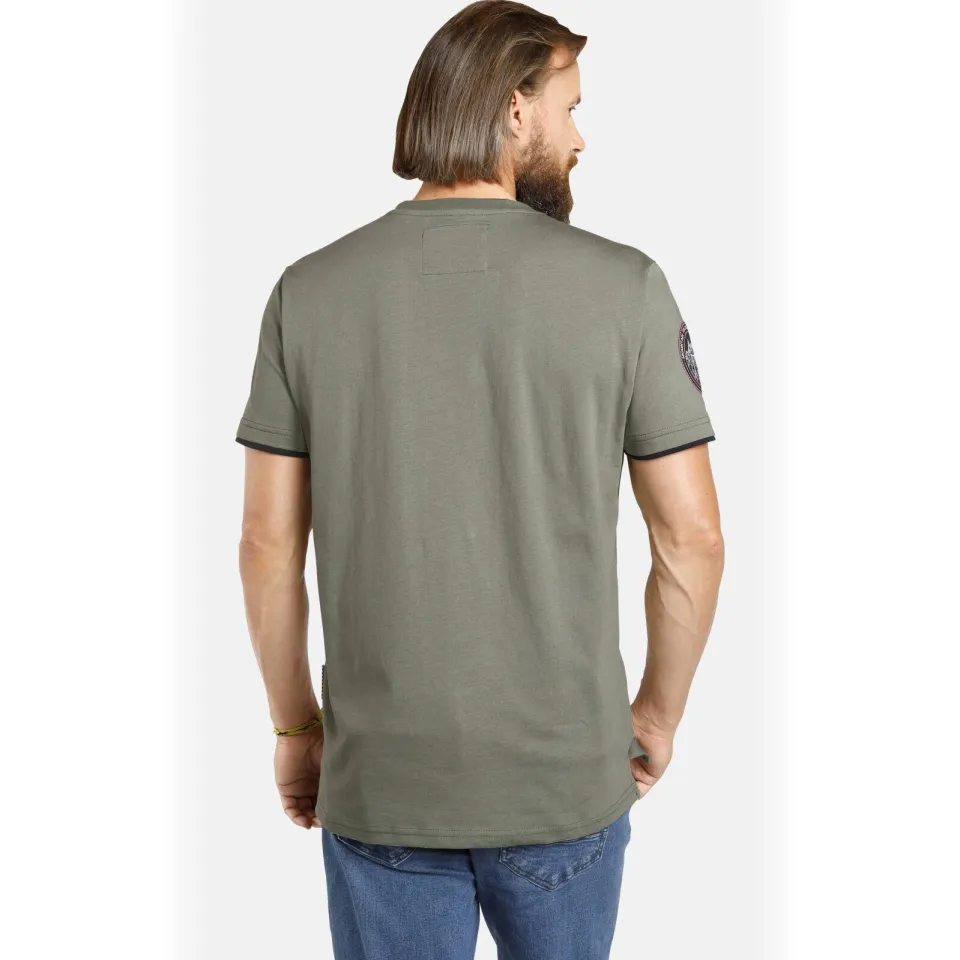 Jan Vanderstorm Sölve T-shirt olijf, foto 4