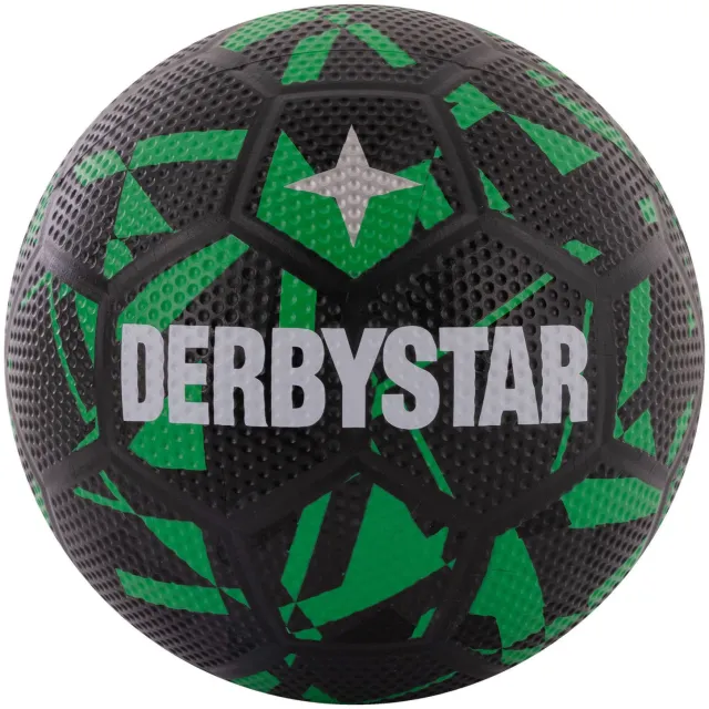 DerbyStar voetbal - zwart/groen
