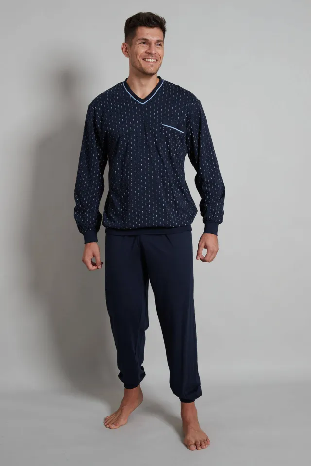 Götzburg pyjama set donkerblauw