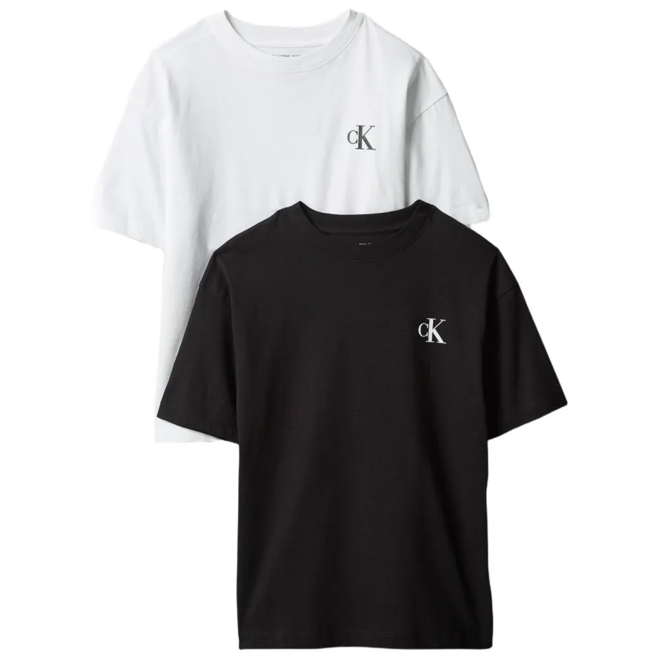 Calvin Klein T-shirts wit/zwart set van 2, foto 2