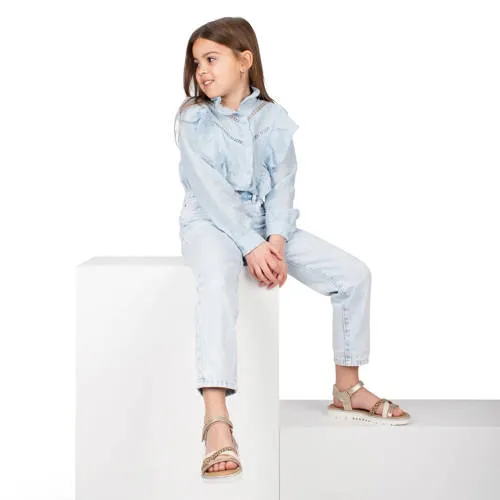 POSH by Poelman Ashley sandalen goud met beige, foto 6