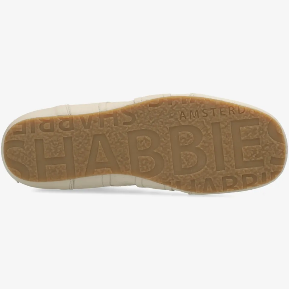 Shabbies Amsterdam Ciska Base leren sneaker gebroken wit, foto 8