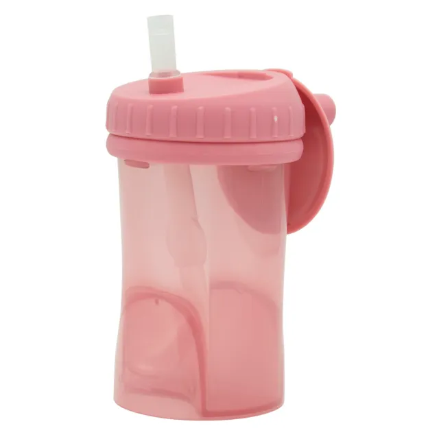 Difrax anti-lek rietjesbeker Raspberry