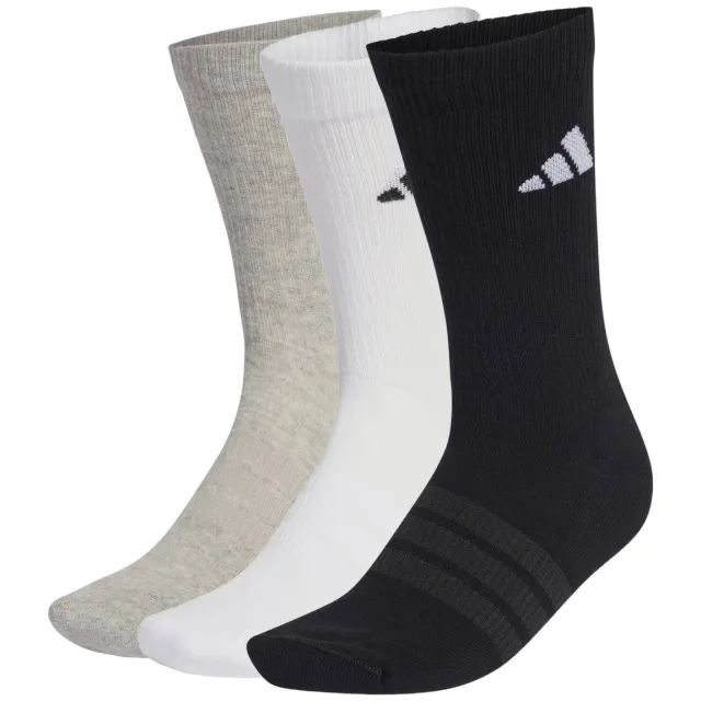 Adidas Sportswear sportsokken - zwart/wit/beige (set van 3)
