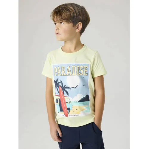 NAME IT t-shirt lichtgeel, foto 2