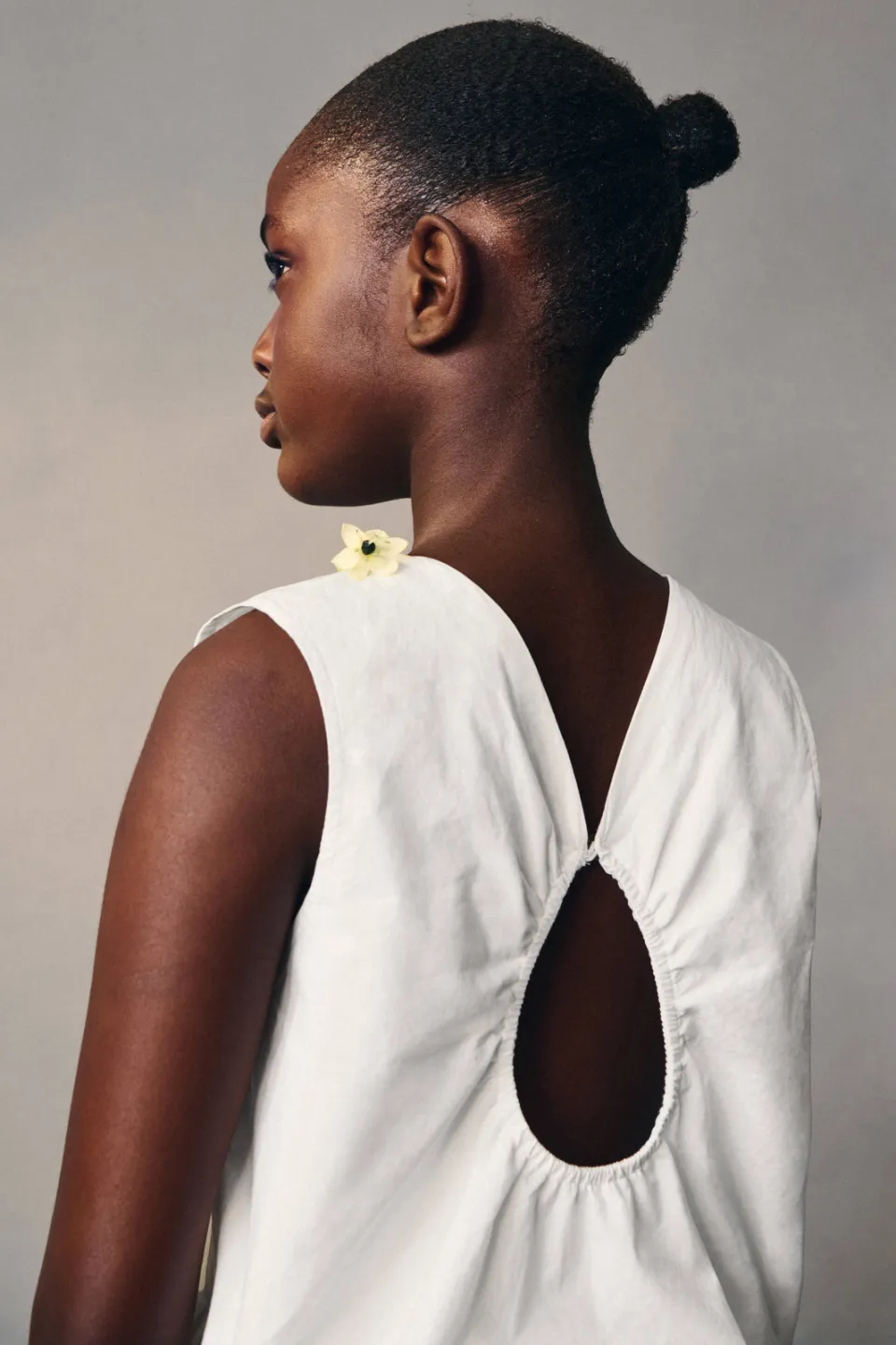 Mango top met cut-out wit, foto 4