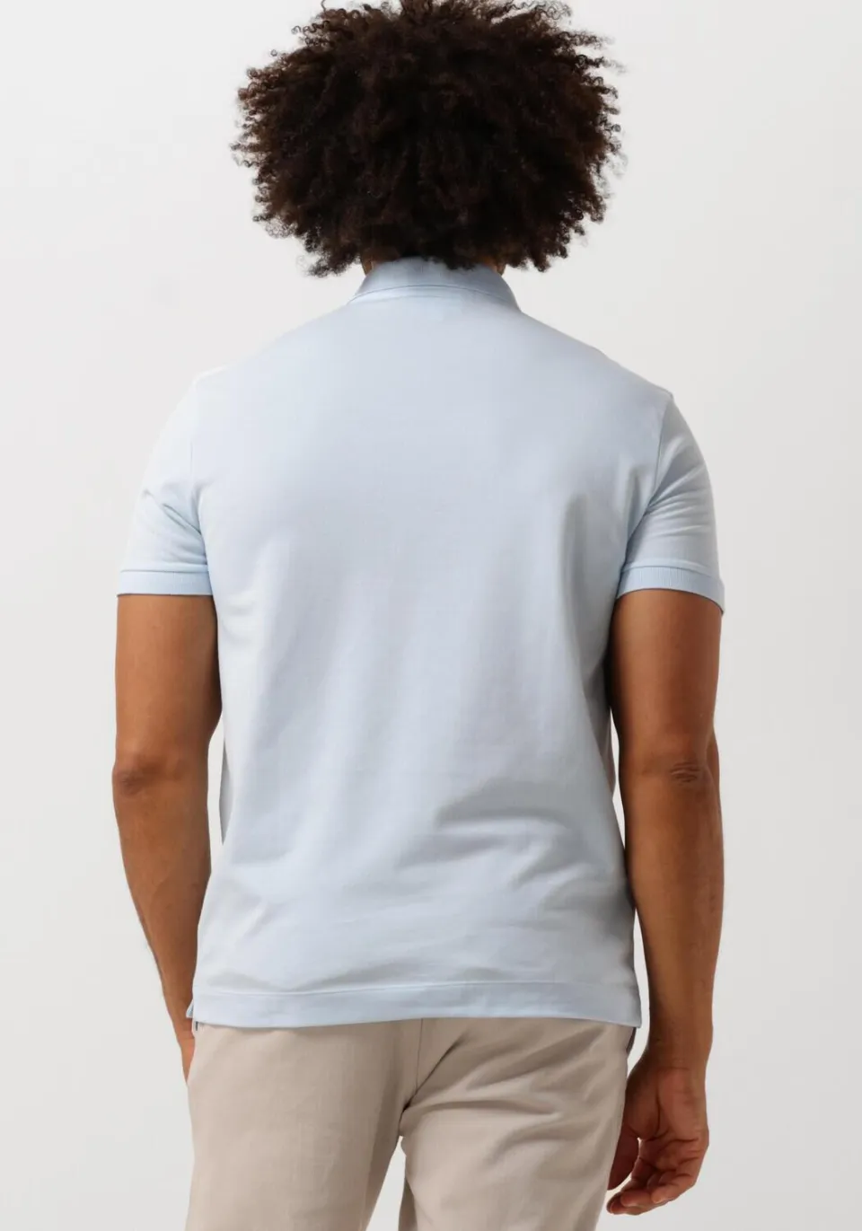 Lacoste Heren Polo's & T-shirts Regular Fit Cotton Blend Polo Shirt - Lichtblauw, foto 4