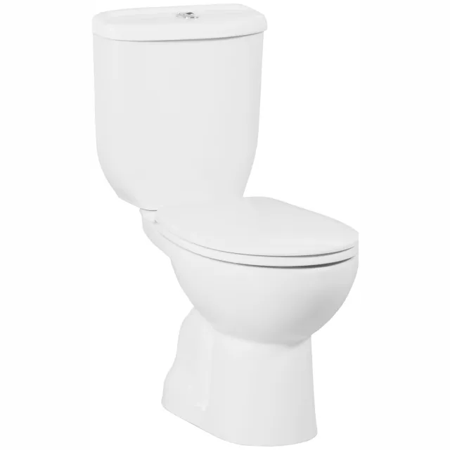 Boss & Wessing Toiletpot Staand Boss & Wessing Sedef Met Bidet Onder Aansluiting Wit Boss & Wessing