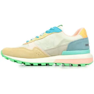 Victoria Luna lage sneaker beige, foto 5