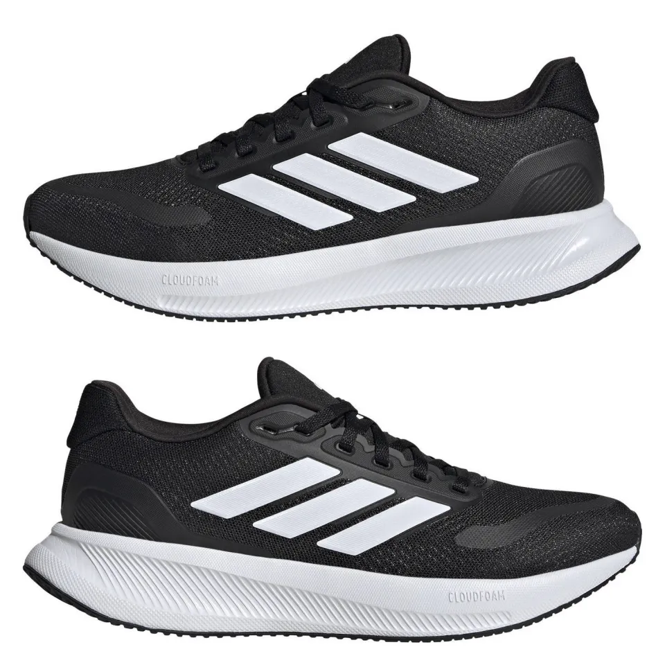 Adidas Performance RunFalcon 5 hardloopschoenen zwart/wit, foto 4
