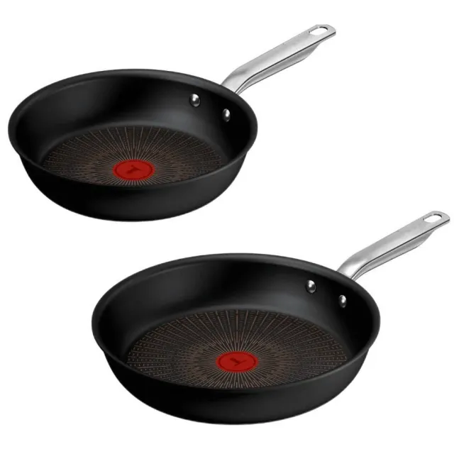 Tefal Experience pannenset (2-delig) Zwart