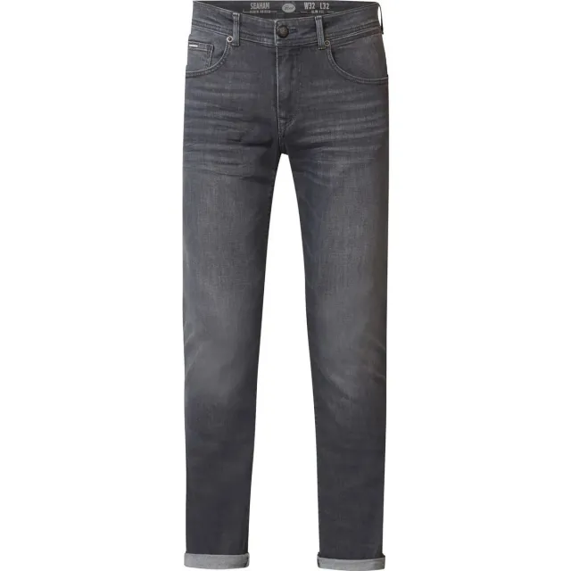 Petrol Industries Seaham slim fit broek bruin Blauw Grijs