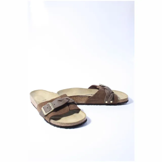 Birkenstock Dames slippers bruin 37