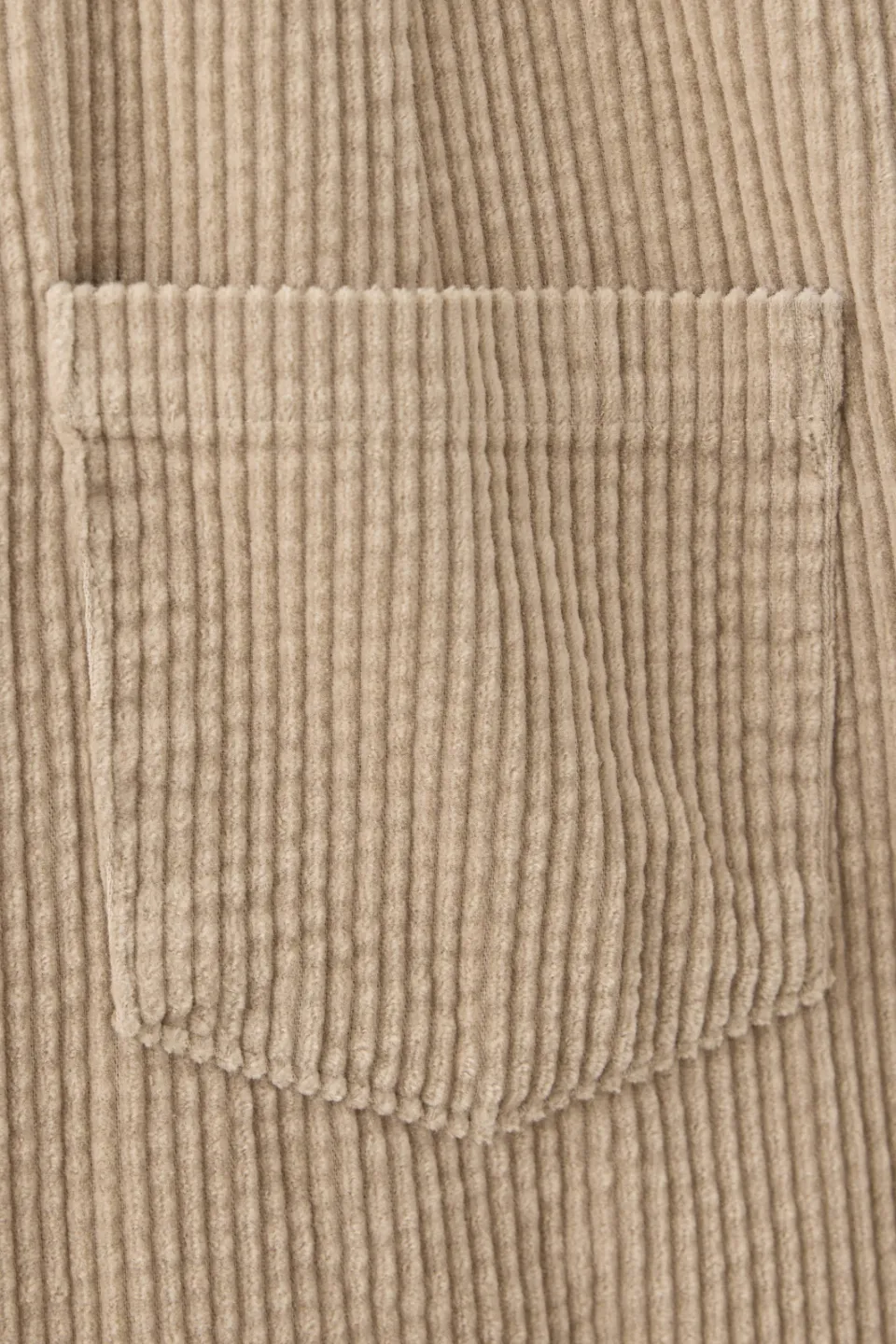 Mango Kids korte corduroy overgooier beige, foto 5