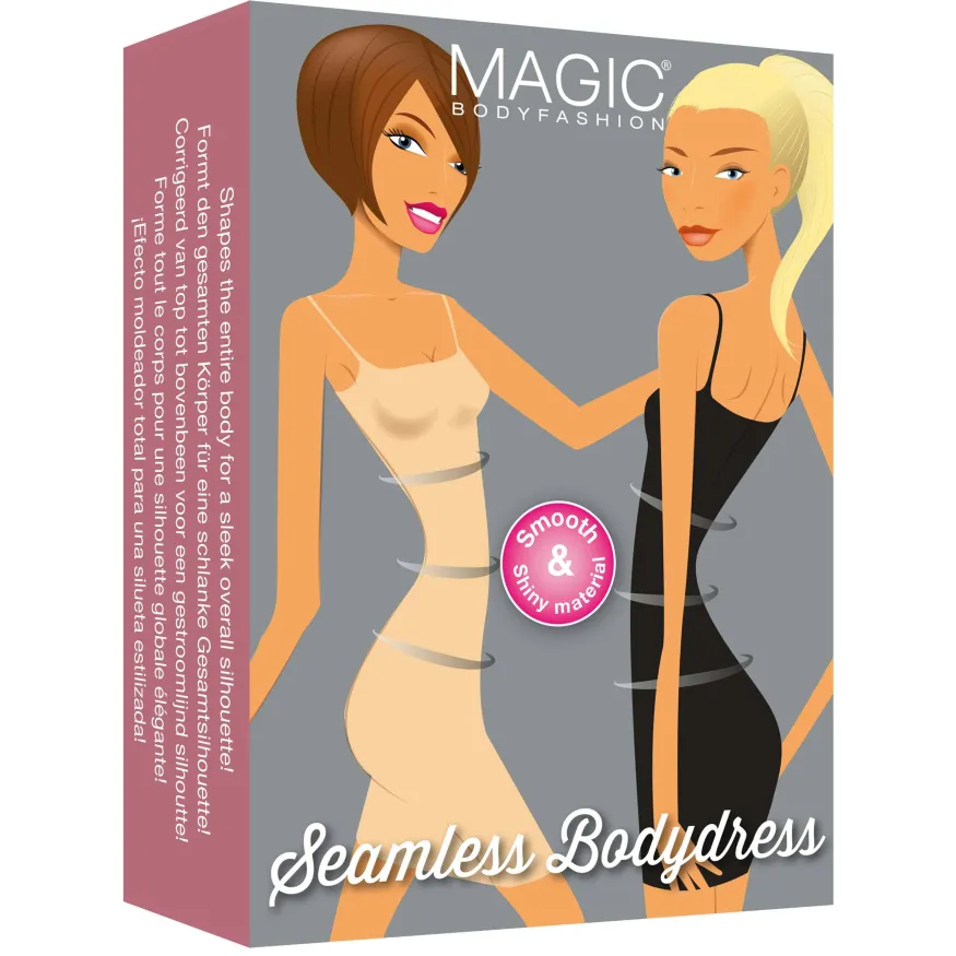 MAGIC Bodyfashion Seamless Bodydress corrigerende jurk zwart, foto 3
