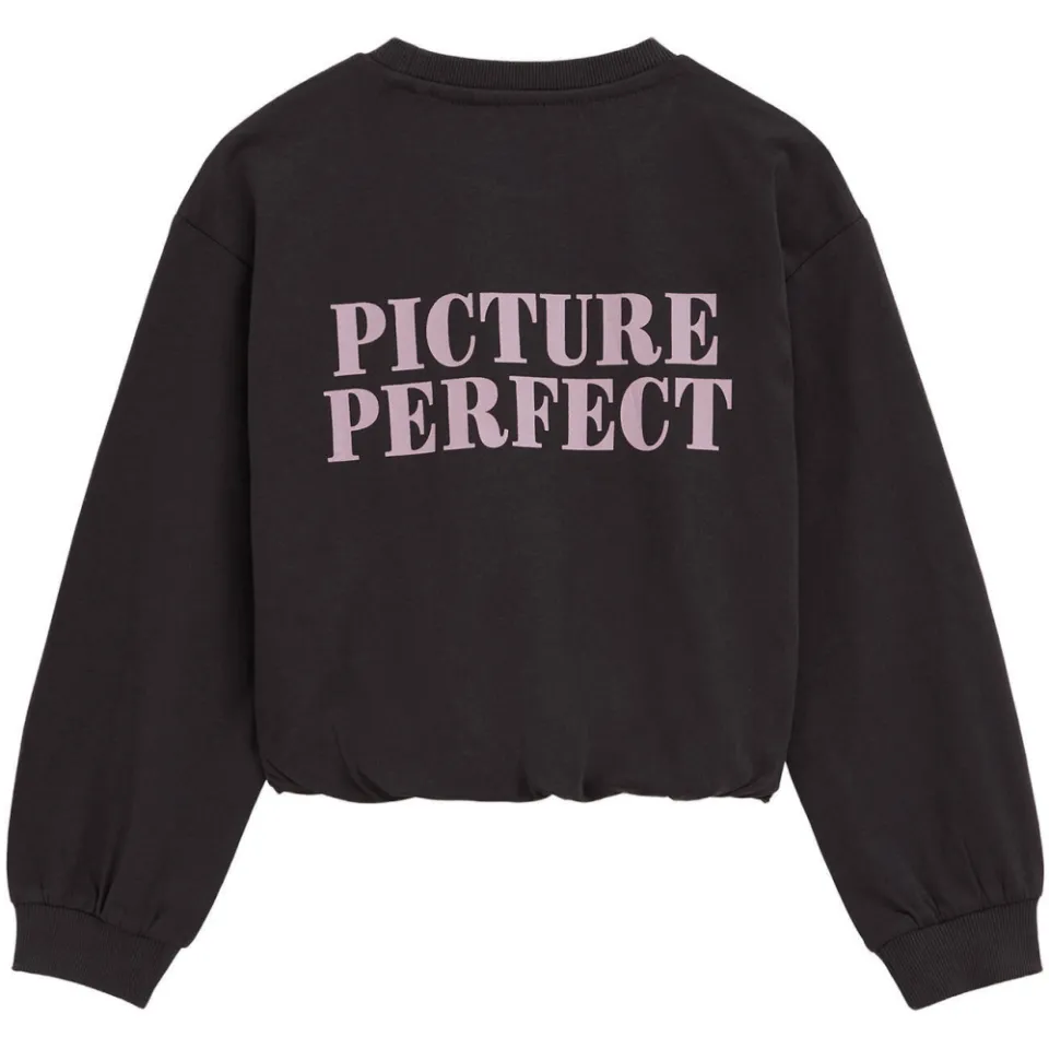 WE Fashion sweater met backprint - antraciet, foto 4