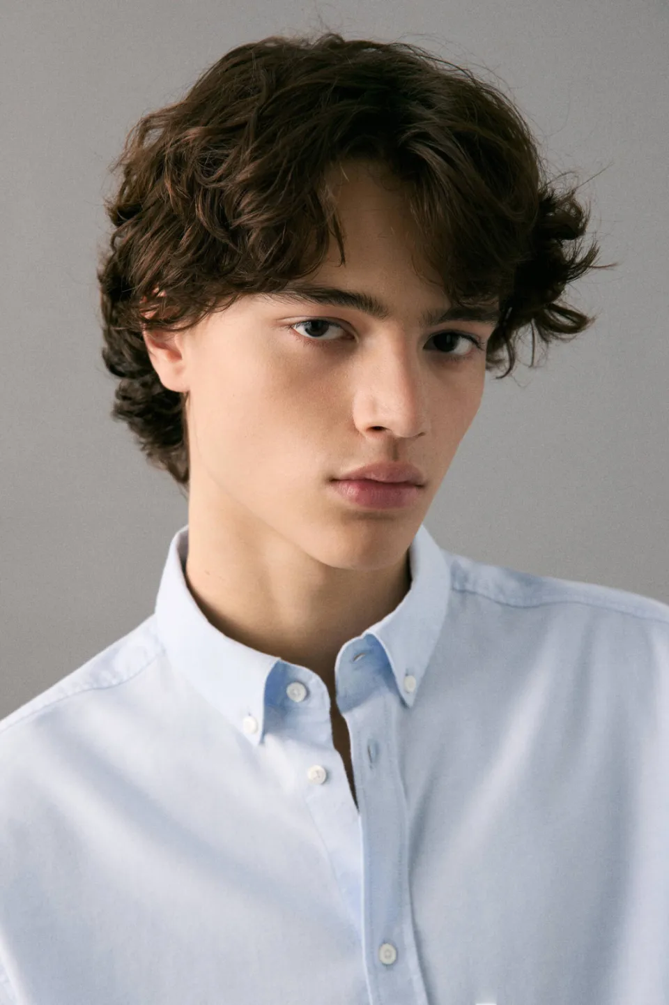 Mango TEEN overhemd lichtblauw, foto 5