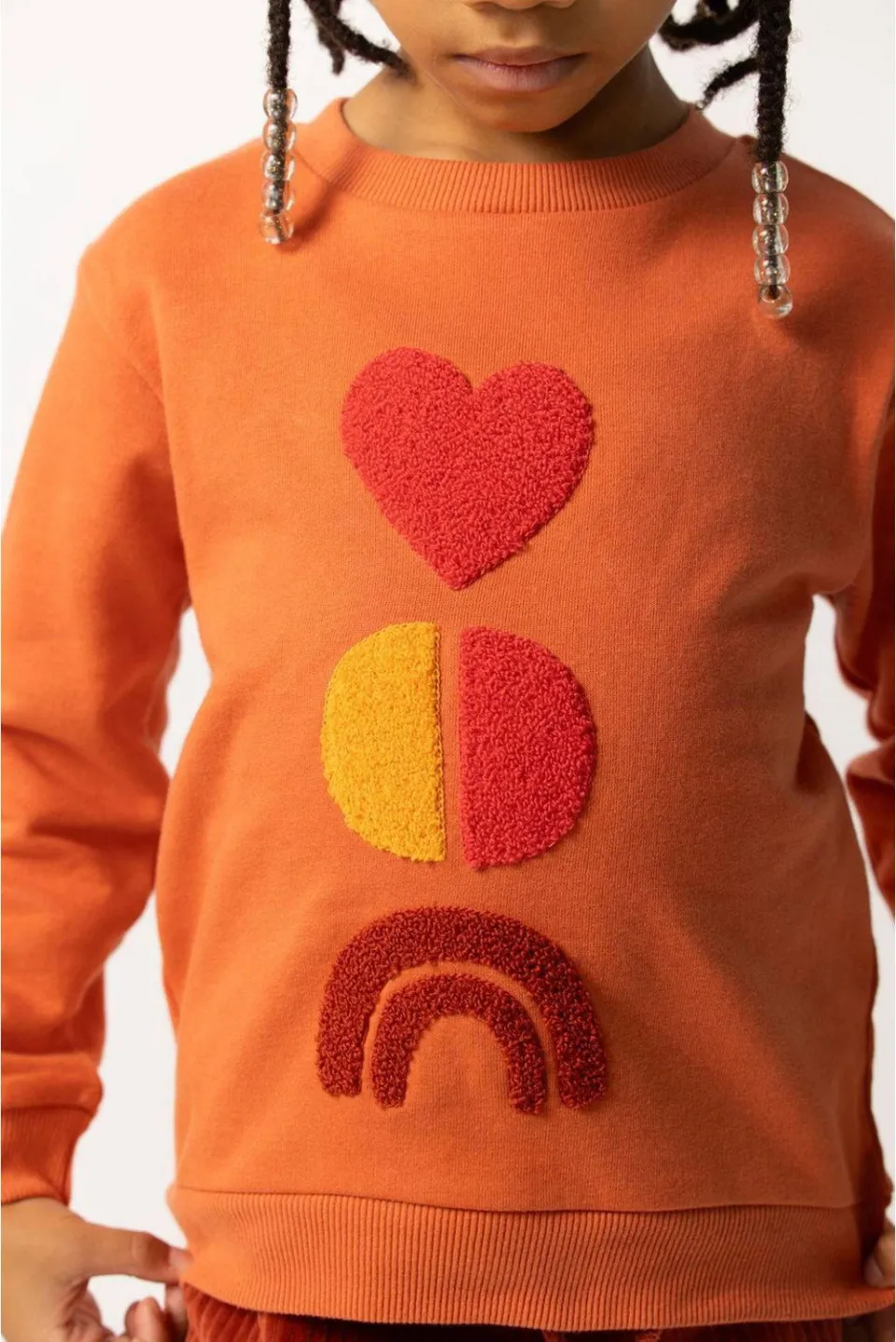 Noppies kids sweater koraalrood, foto 4
