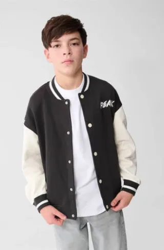 Shoeby baseball jacket antraciet, foto 2