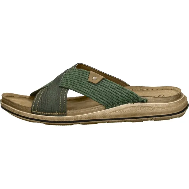Sub55 Open Teen slippers groen Khaki